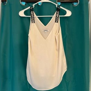 White Top with “Love” straps